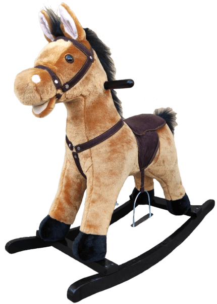 GT67044 light brown Rocking Horse