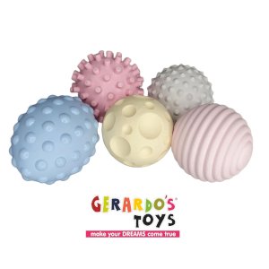 Look at those brand new sensory balls for your little one 😍
Gerardo's Toys sensory balls have nice pastel colors and different textures. Very easy to grasp and perfectly sized for baby's little hands making it the safest choice for babies 👶 Develops kids tactile senses. 
Best news is that they are made in our European factory! 💙

gerardostoys.com/product/gt7717-my-first-sensory-ball 💛

#babyball #sensory #sensoryball #pastelcolors #adorable #safe #lightweight #durable #longlasting #madeineurope #gerardostoys #makeyourdreamscometrue